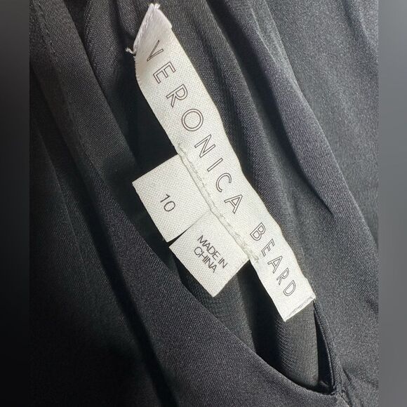 Veronica Beard Yulita Gold Chain detail Top women’s size 10 - Picture 6 of 7